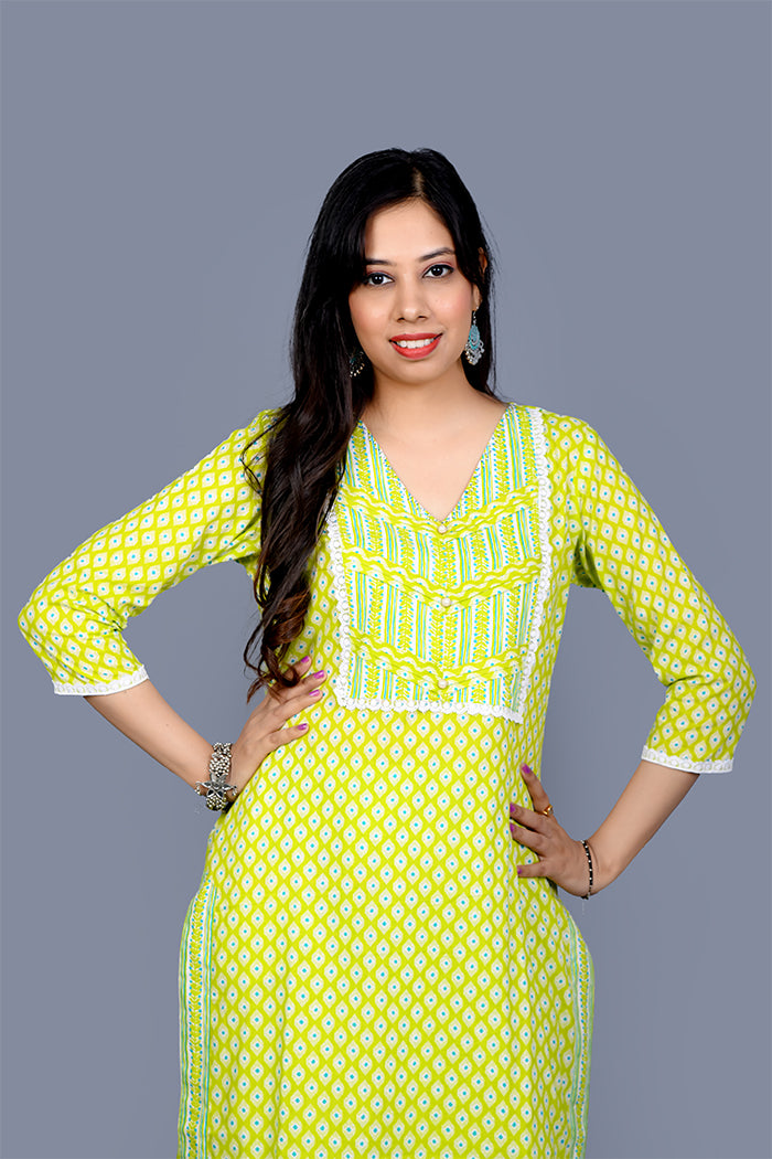 Cotton kurti set