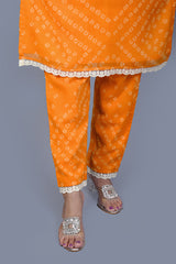 Georgette kurti set