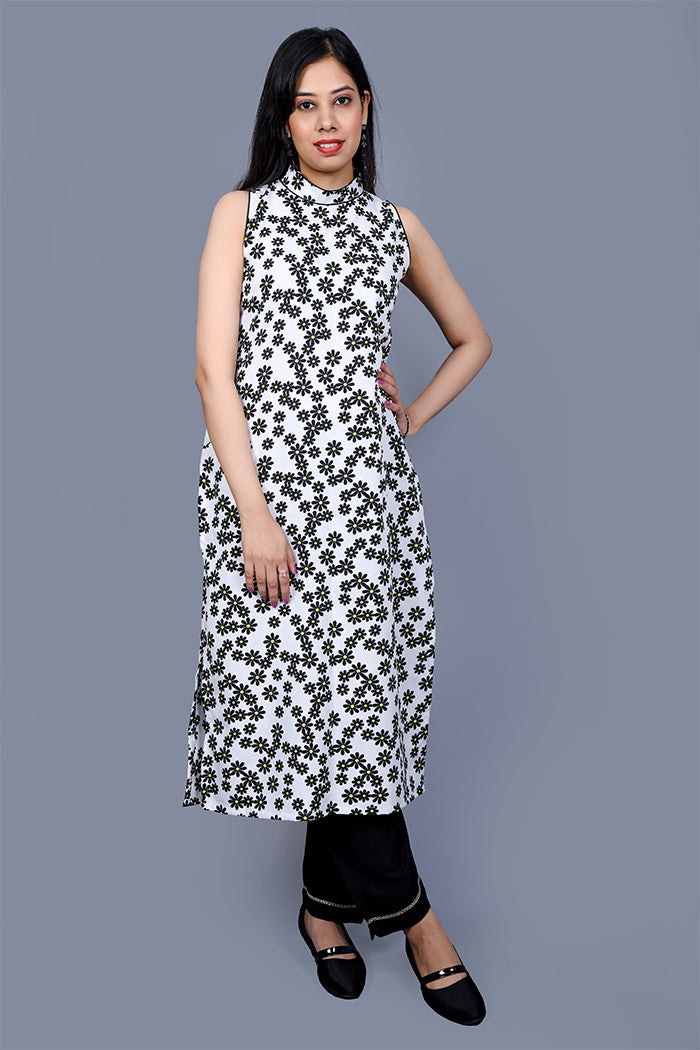 Halter neck kurti