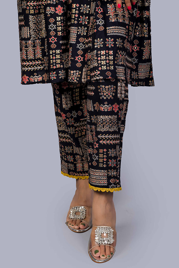 Navy blue anti wrinkle  co ord set