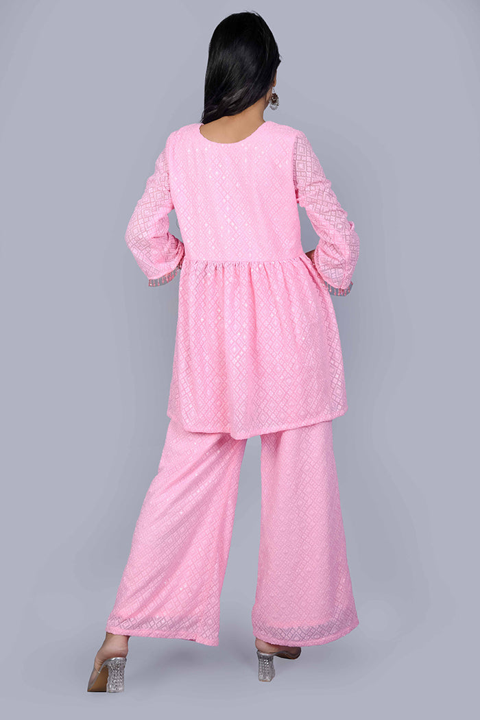 Baby pink Top with Pants