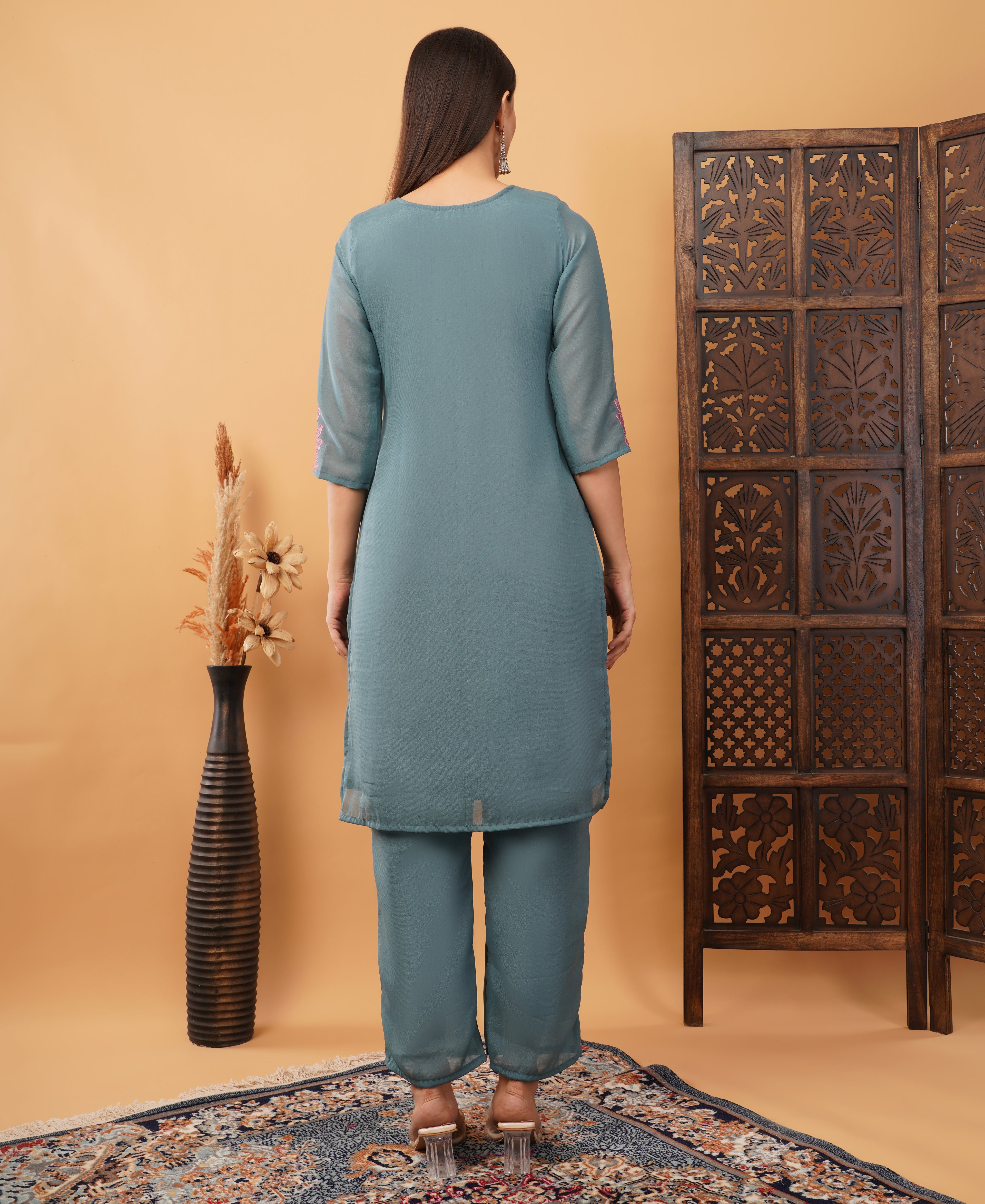 Embroidery co ord set