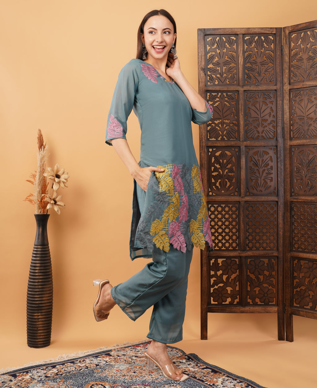 Embroidery co ord set