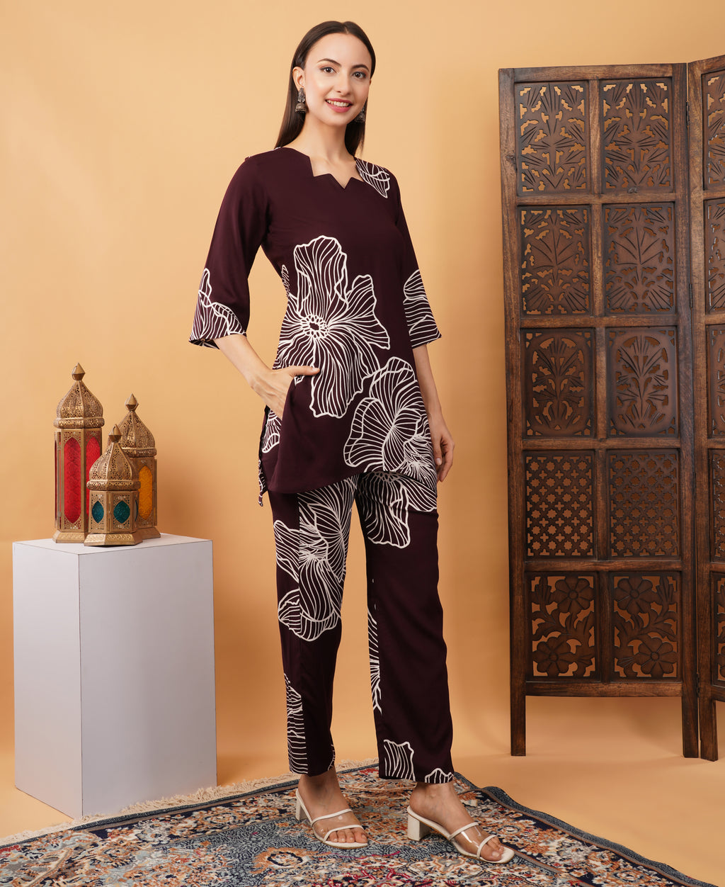 Printed Co ord set
