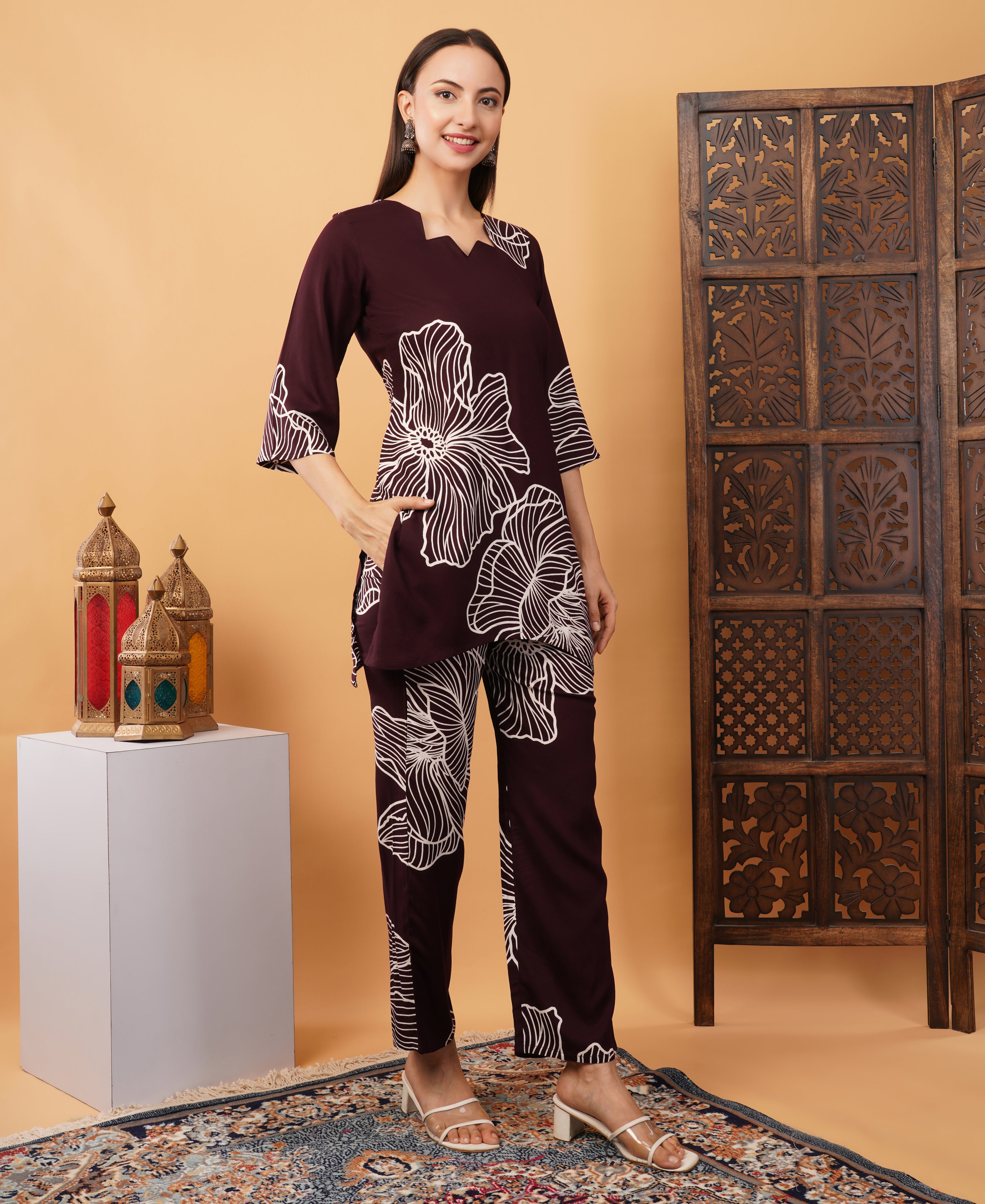 Printed Co ord set