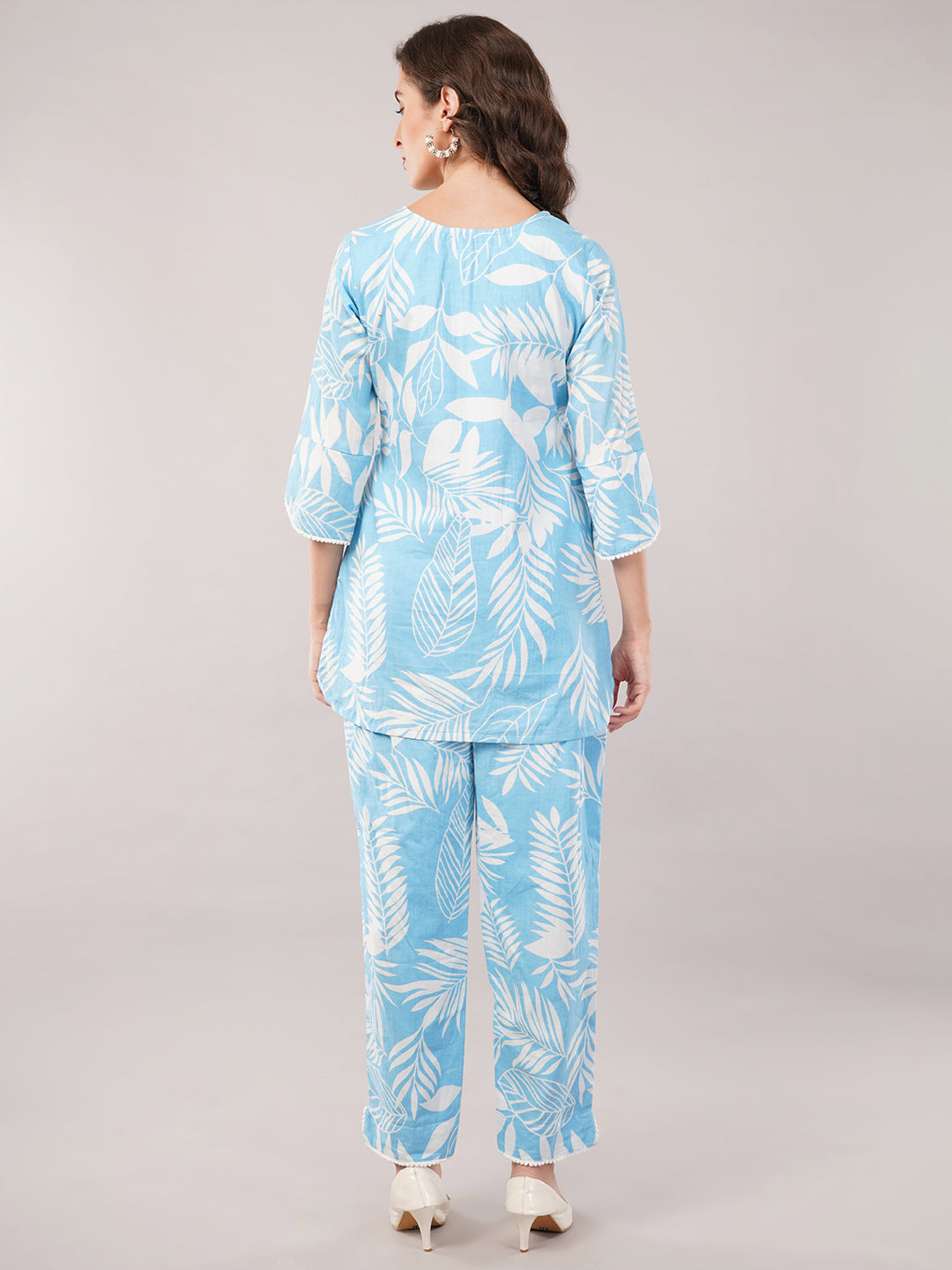 Blue cotton co ord sets