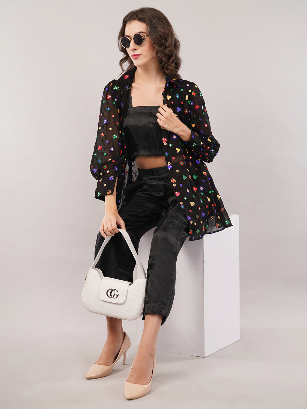 Shirt with top & trouser