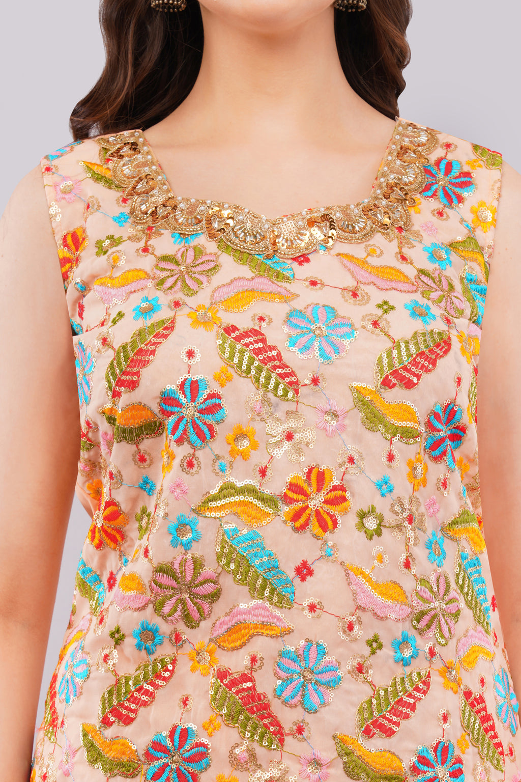 Embroidery garara set