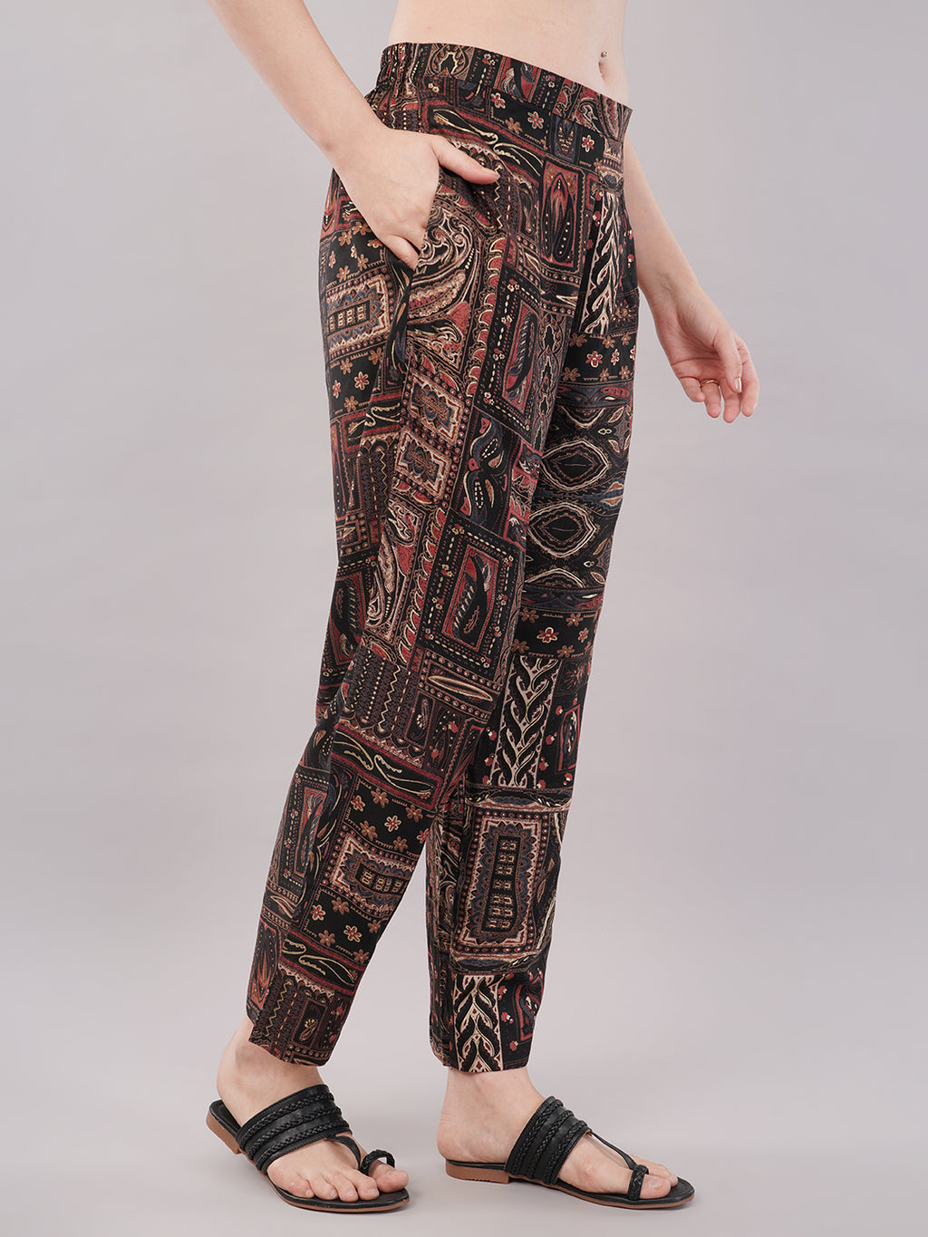Black summer kurta trouser set