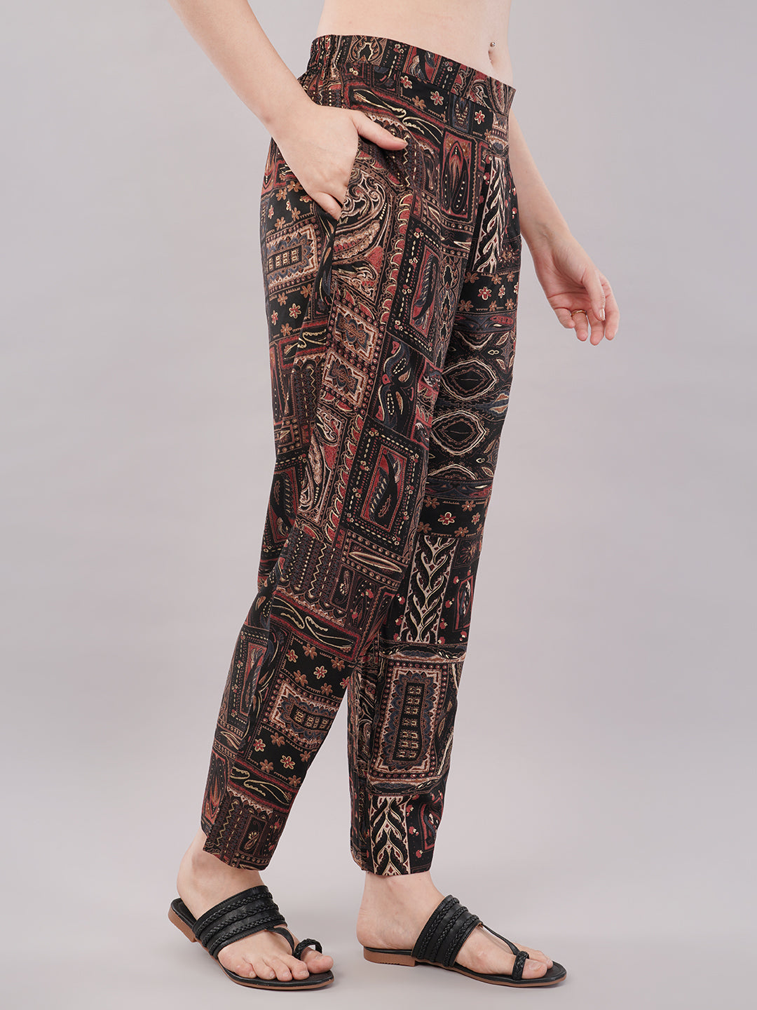 Black summer kurta trouser set