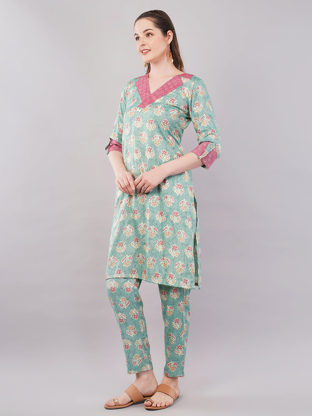 green summer co ord set