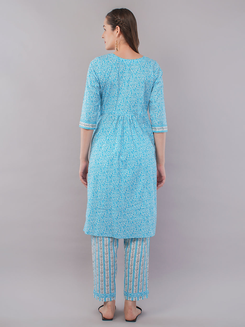Cotton kurti with trouser