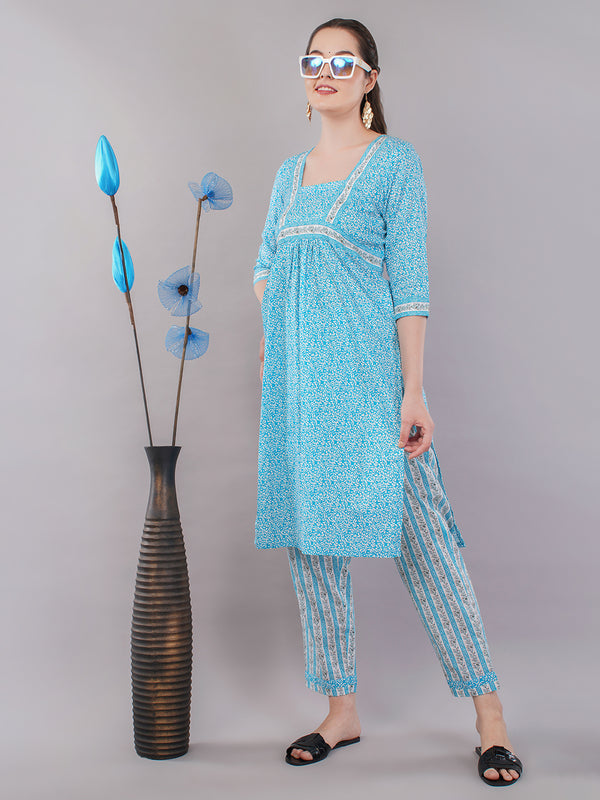Cotton kurti with trouser