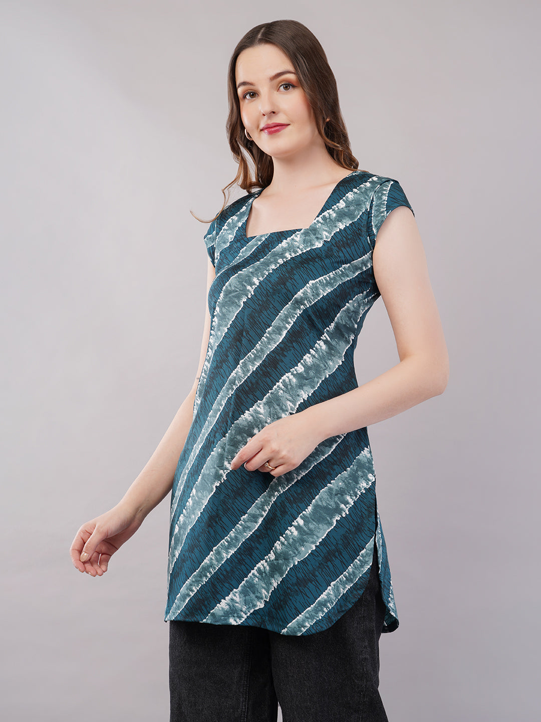 Short  square neck kurta
