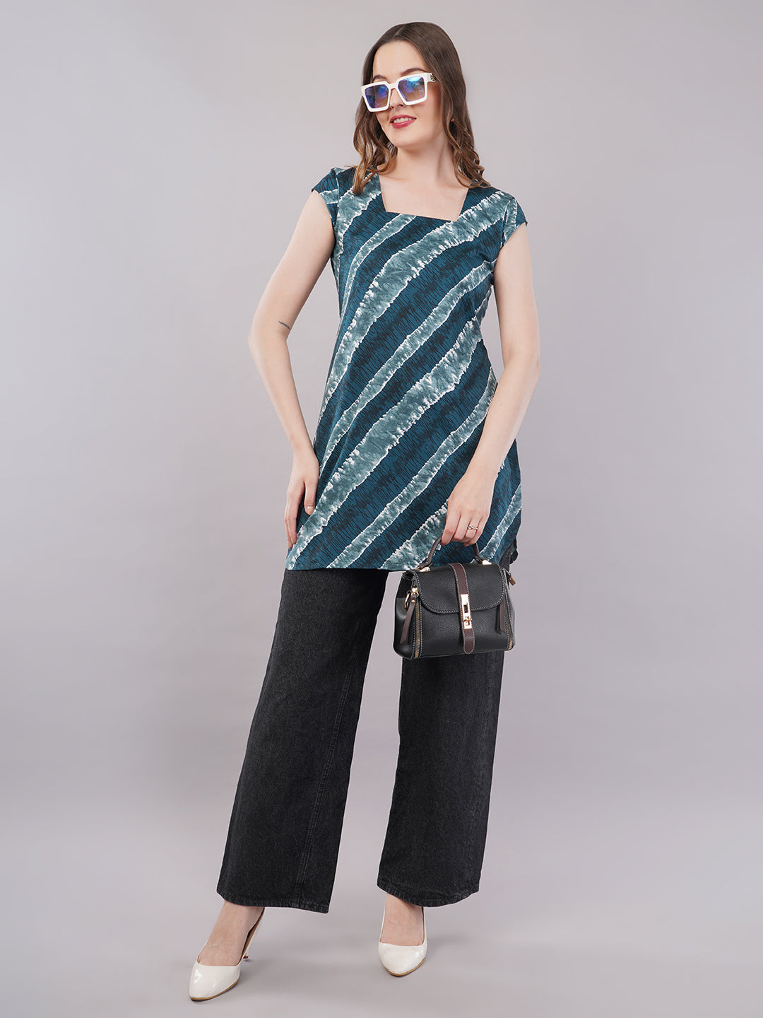 Short  square neck kurta