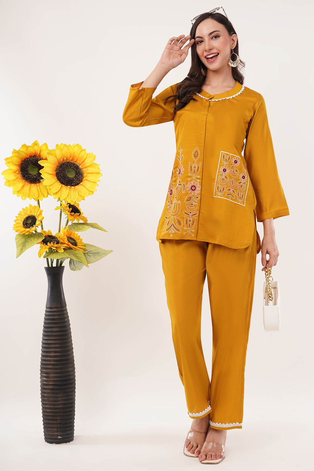 Roman silk Co ord set