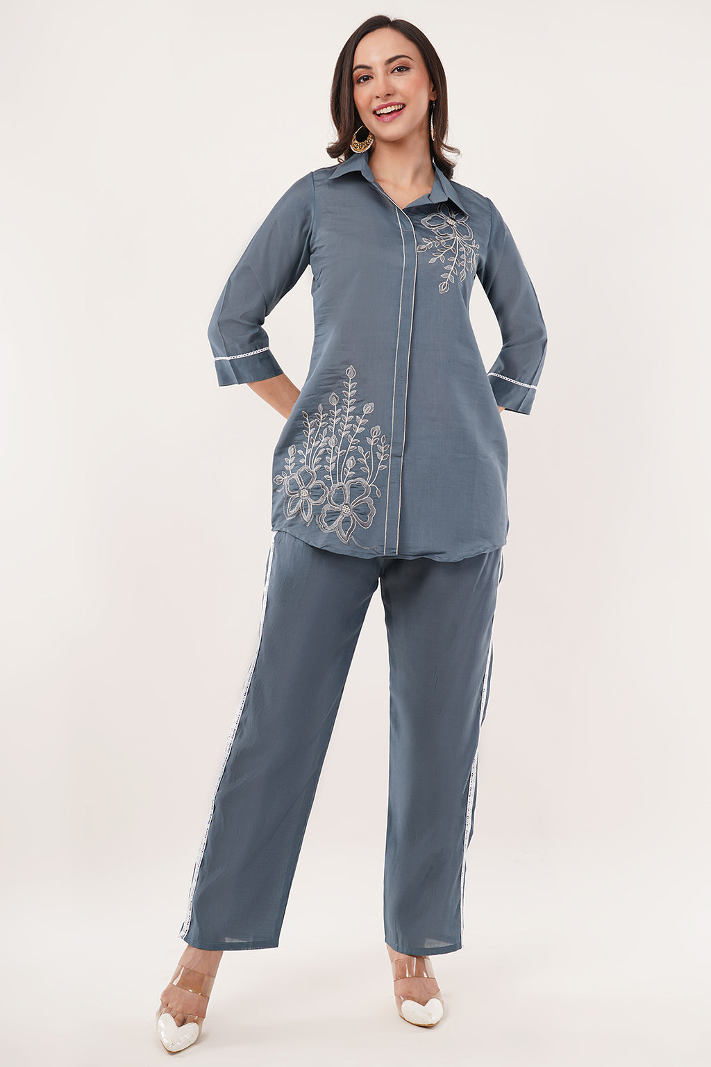 Roman silk co ord set